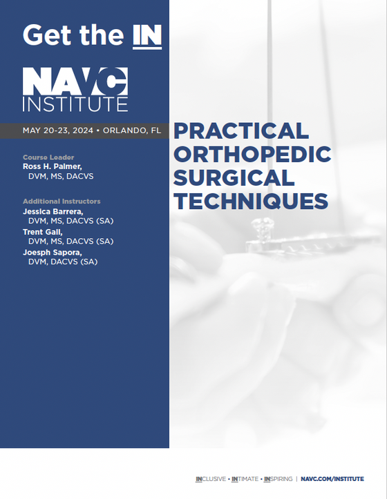 Practical Orthopedic Surgical Techniques Course Notes - NAVC Institute