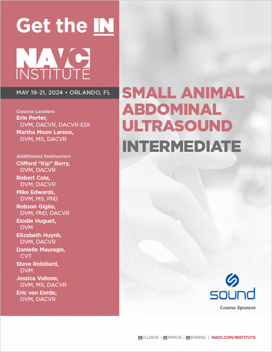 Intermediate Small Animal Ultrasound Course Notes - NAVC Institute