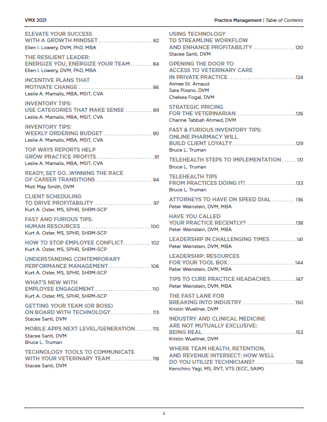 2021 VMX Proceedings - All Books - Digital Only - Shop NAVC