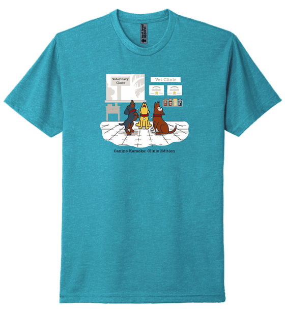 "Canine Karaoke: Clinic Edition" Short Sleeve T-Shirt - Shop NAVC