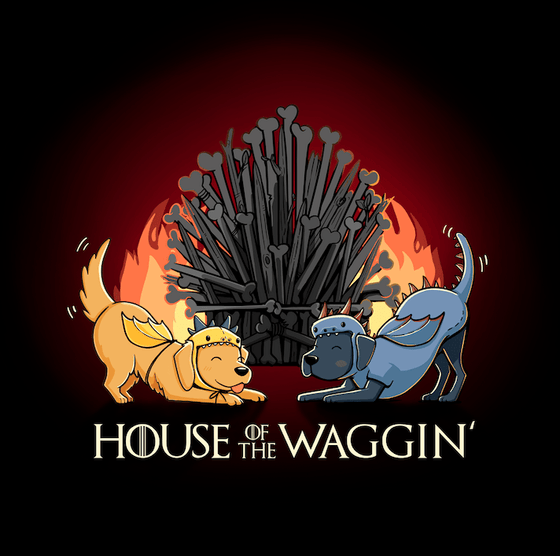 "House of the Waggin'" Sticker - Shop NAVC