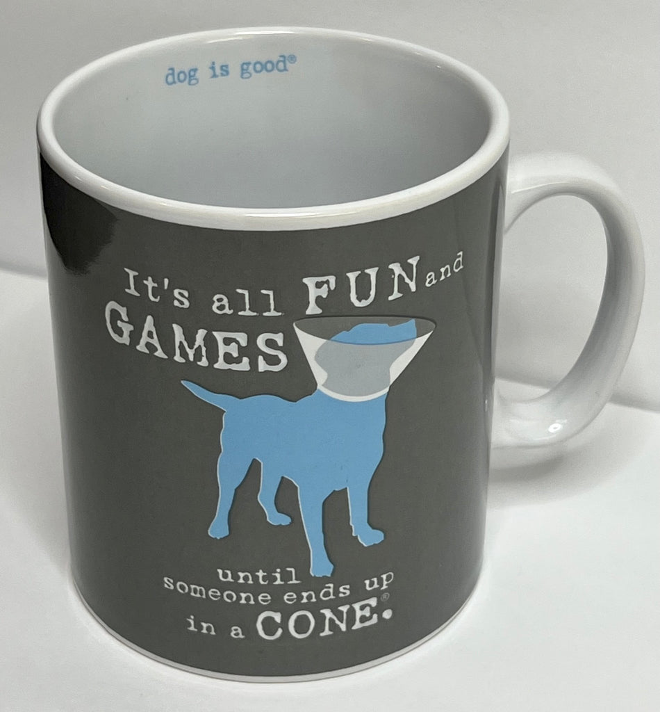 "It's all fun and games...." Ceramic Mug - Shop NAVC