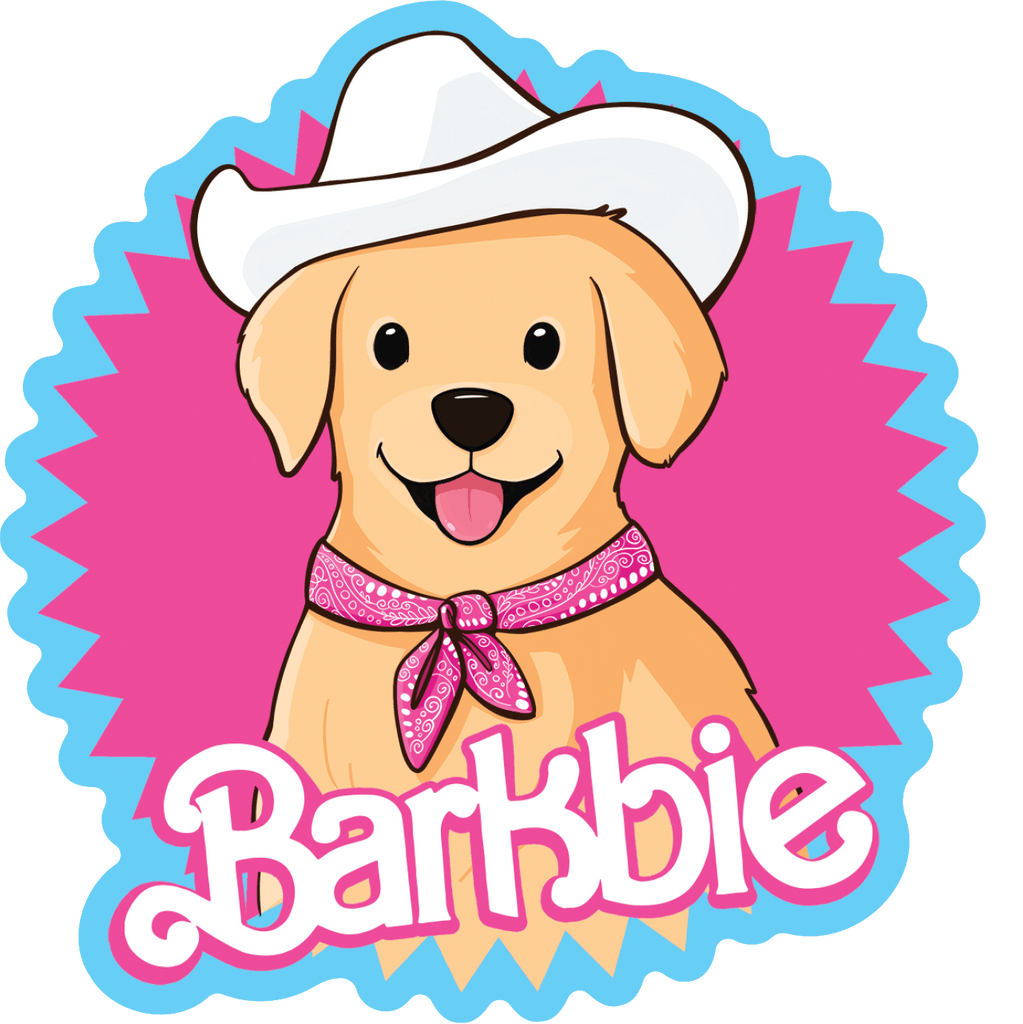 "Barkbie" Sticker - Shop NAVC