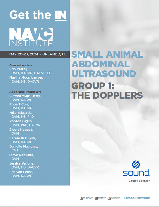 Small Animal Abdominal Ultrasound Course Notes - NAVC Institute - Shop NAVC