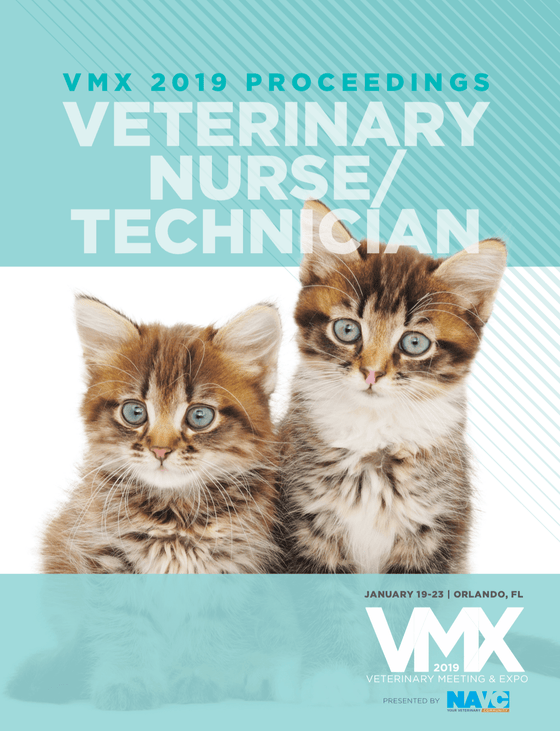 2019 VMX Veterinary Nurse/Technician Proceedings - Shop NAVC