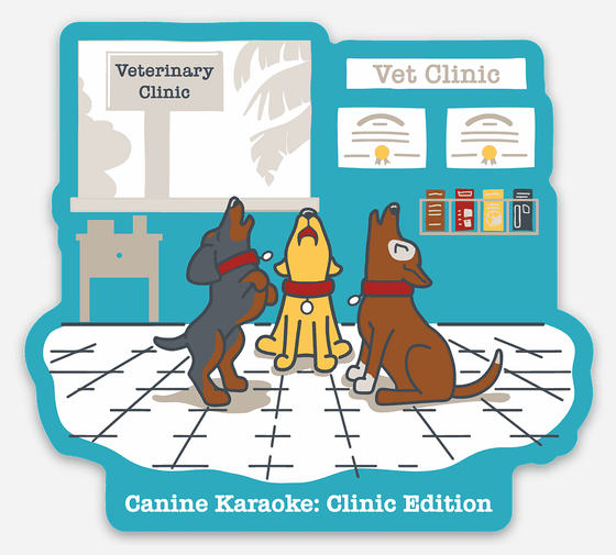 "Canine Karaoke: Clinic Edition" Magnet - Shop NAVC