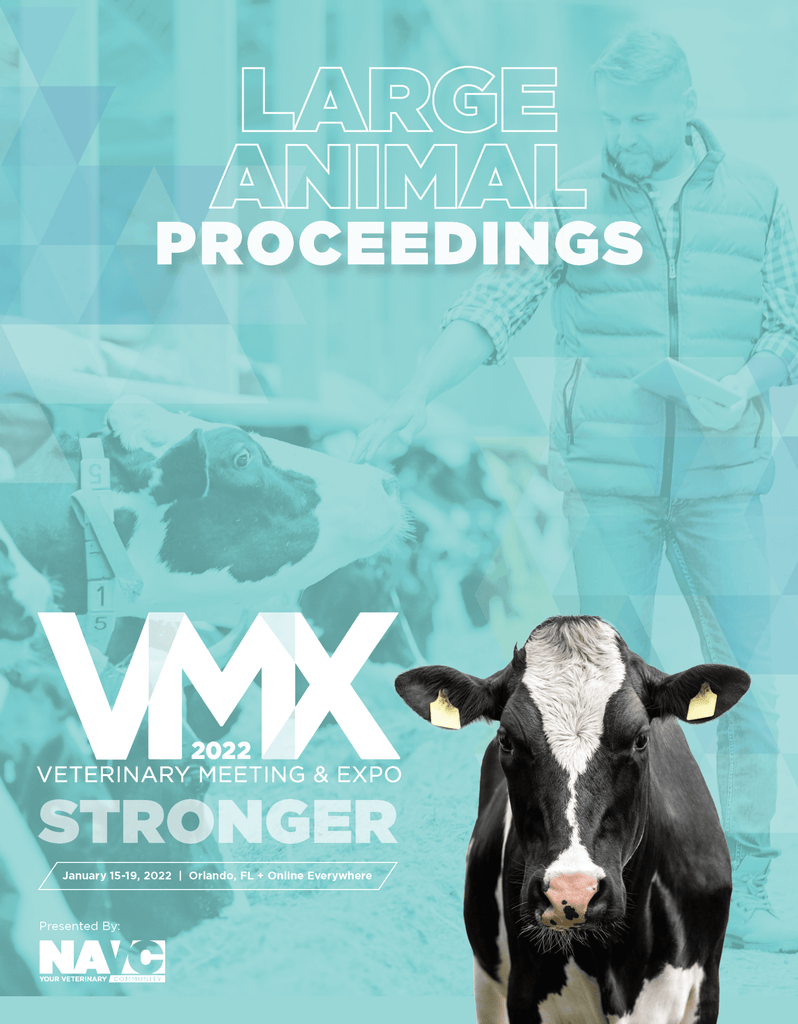 2022 VMX Proceedings - All Books - Digital Only - Shop NAVC