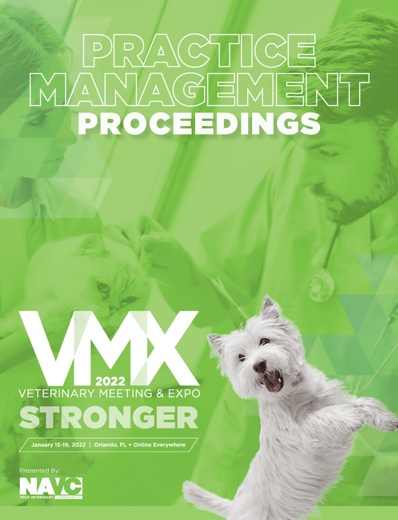 2022 VMX Proceedings - All Books - Digital Only - Shop NAVC