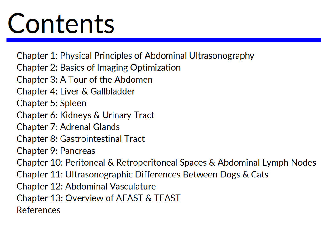 Small Animal Abdominal Ultrasonography - Digital eBook