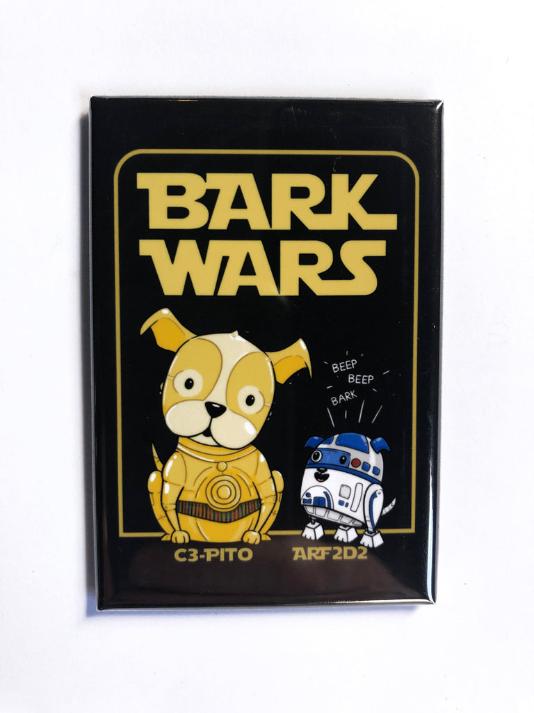 "Bark Wars" Magnet